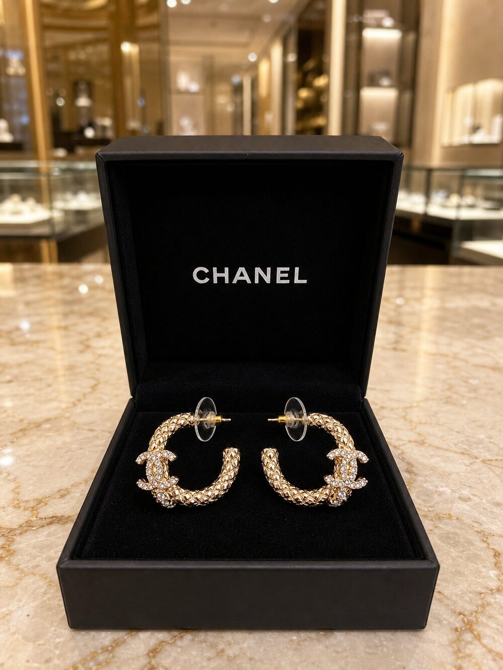 CHANEL Classic Parisian Earrings Style 7 | New with Box - Picture 7 of 9